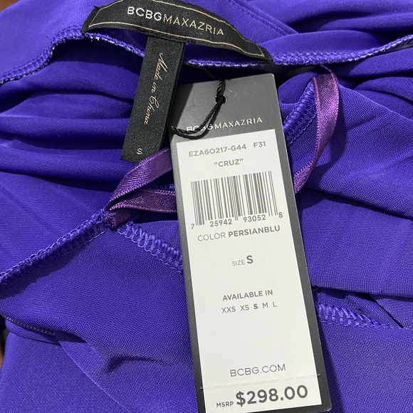 NWT BCBG MaxAzria || Cruz Dress Persian Size Small - Picture 8 of 9